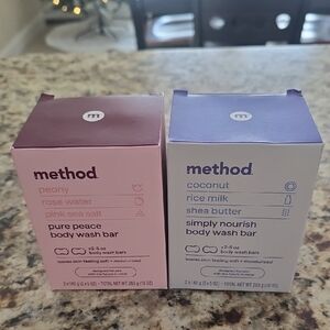 Set Of Two Method Body Wash Bars
